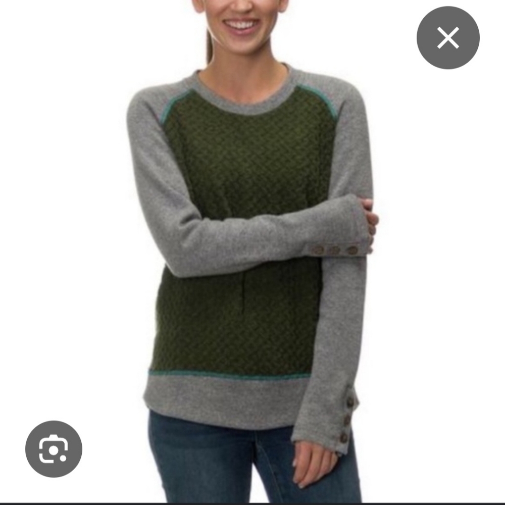 Prana Aya Crewneck Durable Sweater Size Small‎